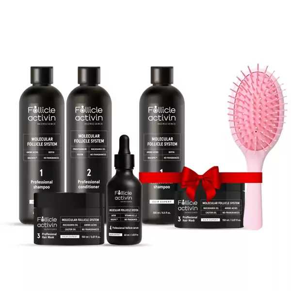 Follicle Activin-Set für neuen Haarwuchs und schnelleres Haarwachstum + Ein Set gratis