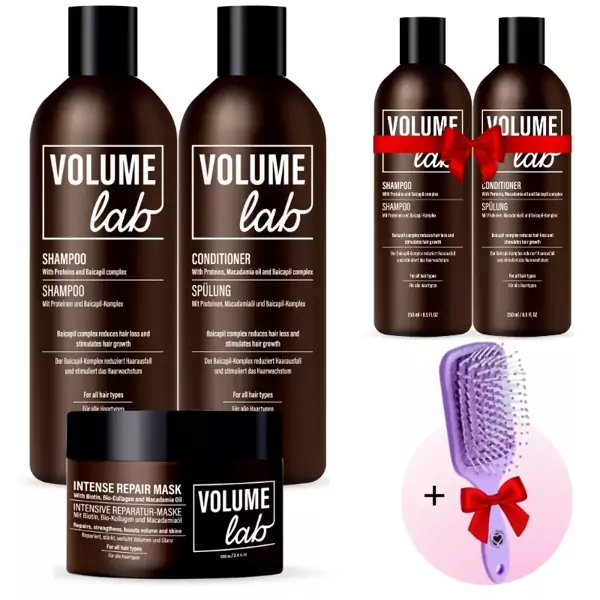 Volume Lab-Set für intensiven Haaraufbau und Haarwachstum + Ein Set gratis