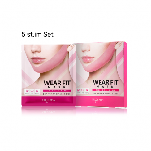 Doppelkinn reduzierende  Maske (5 St.im Set)